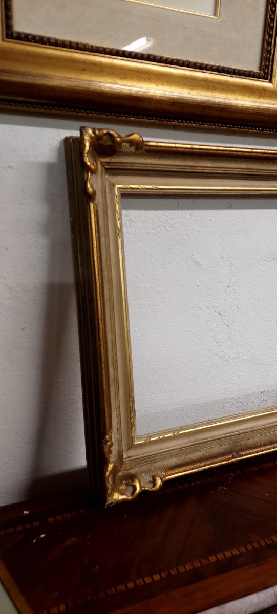 cornice legno laccata e dorata  primi  del 900 ,Italiana-photo-5