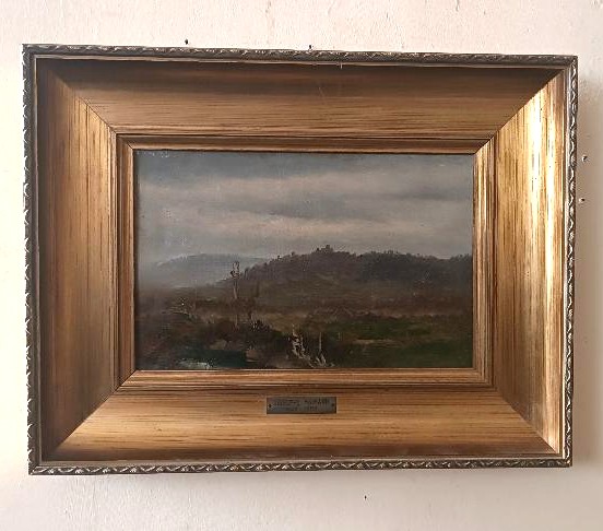 Dipinto olio su tela , GIUSEPPE HAINMANN (Milano 1828-Alessandria d'egitto-photo-2