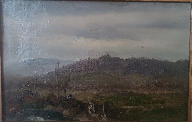 Dipinto olio su tela , GIUSEPPE HAINMANN (Milano 1828-Alessandria d'egitto-photo-1