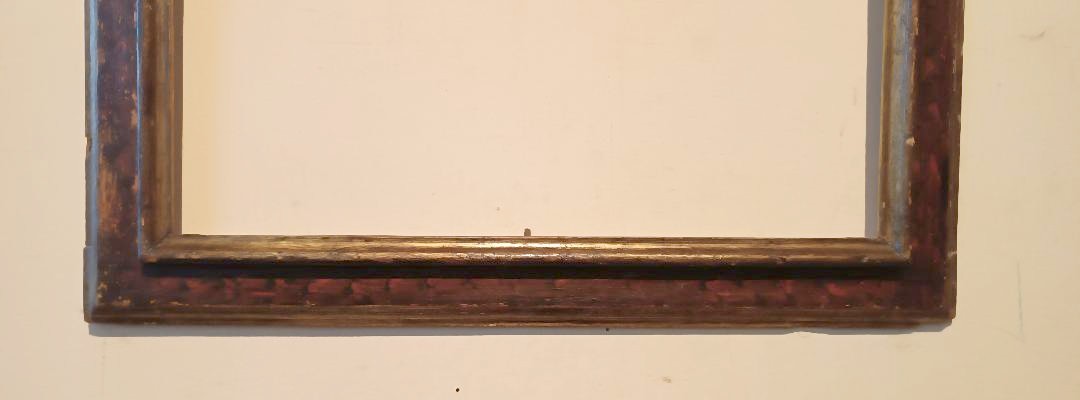 Antica cornice a cassetta italia prima meta' del 700-photo-1
