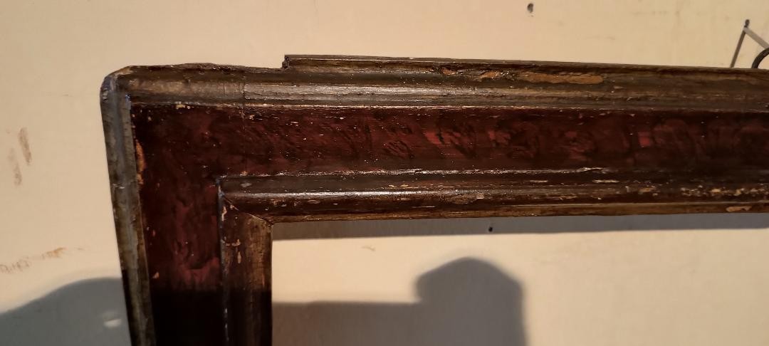 Antica cornice a cassetta italia prima meta' del 700-photo-2