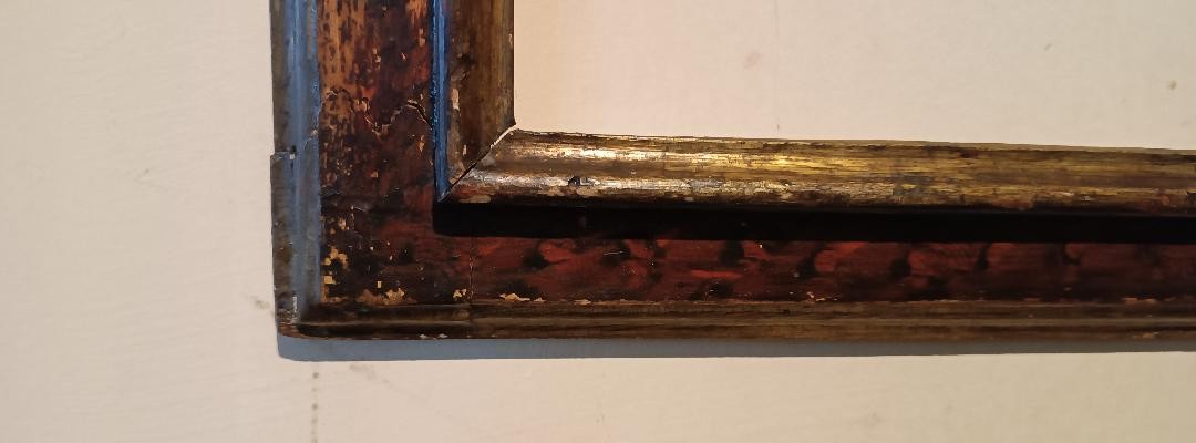 Antica cornice a cassetta italia prima meta' del 700-photo-3