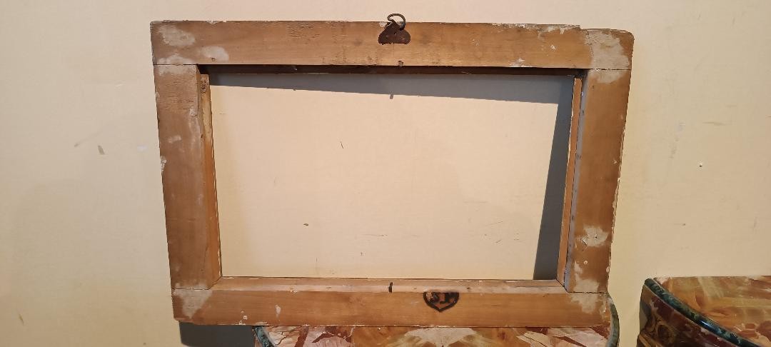 Antica cornice a cassetta italia prima meta' del 700-photo-4