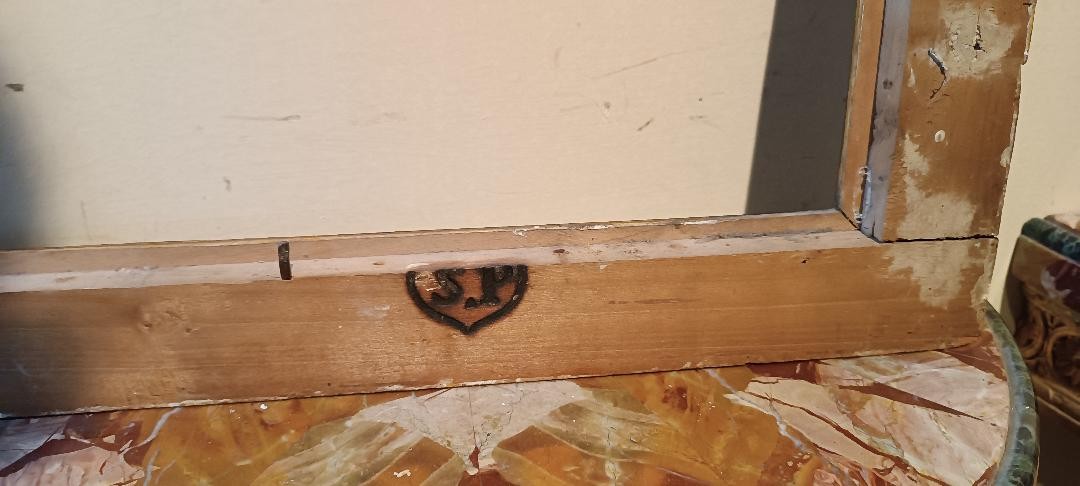 Antica cornice a cassetta italia prima meta' del 700-photo-7