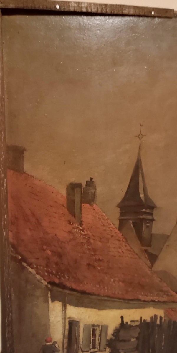 Dipinto XIX secolo -Olio su tavola-scuola europea-photo-1