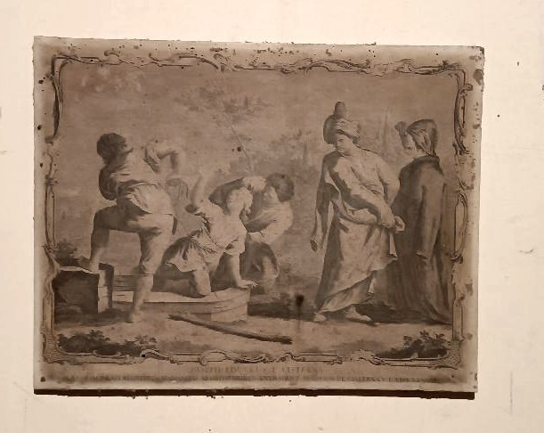 Antica incisione Giovanni Volpato - 'Joseph eductus e cisterna', 1768
