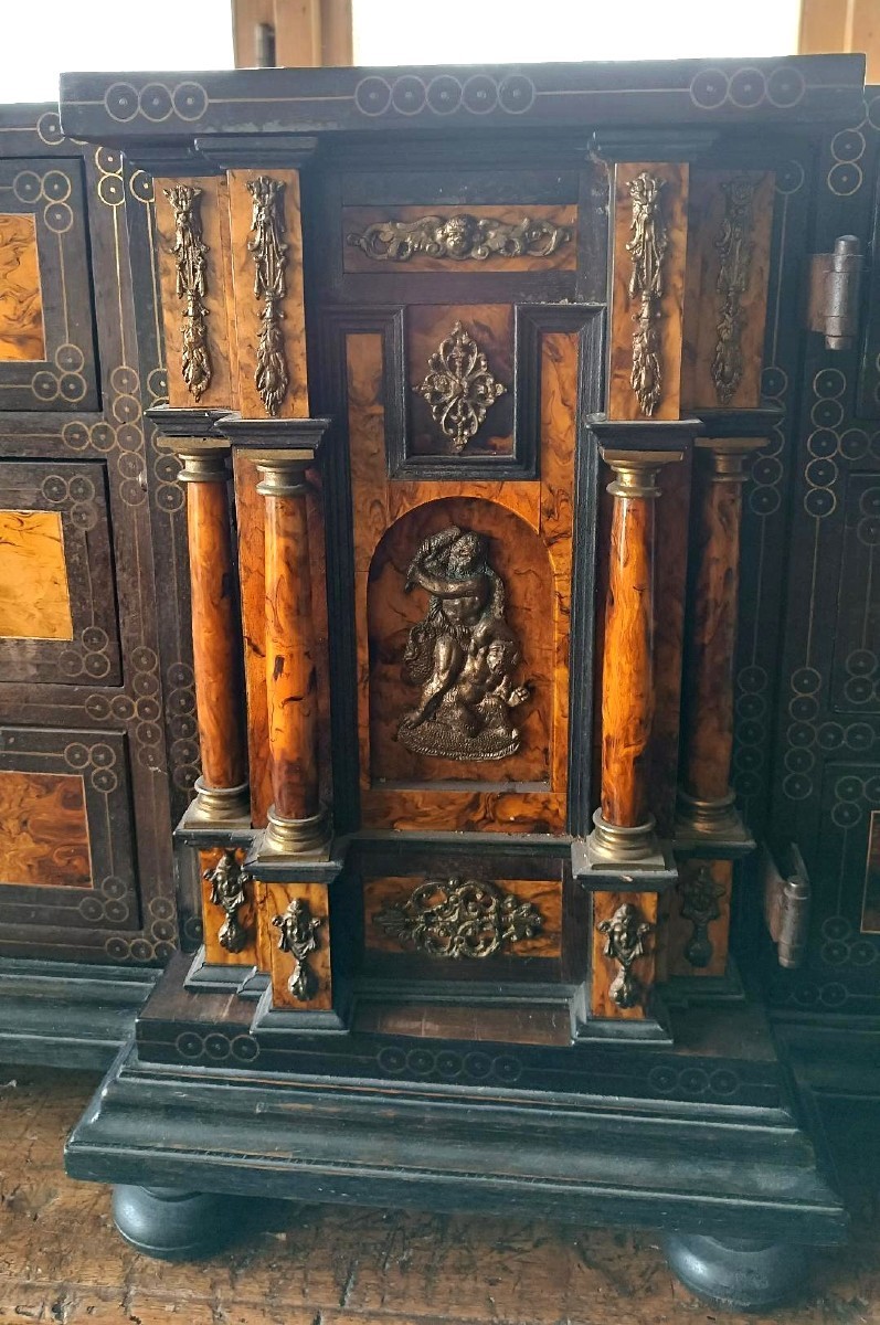 Grande monetiere intarsiato dei primi del '900-photo-4