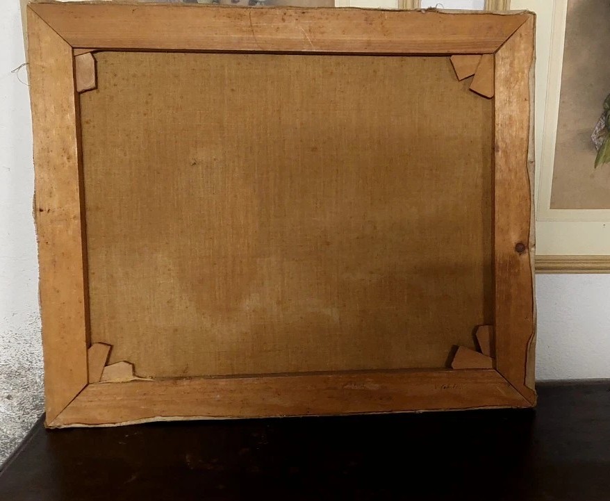 DIPINTO OLIO SU TELA EMMA CIONINi CIARDI VENEZIA 1879-1933-photo-1