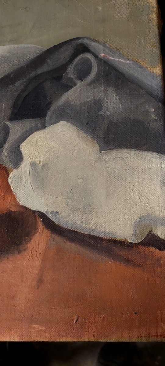 DIPINTO OLIO SU TELA EMMA CIONINi CIARDI VENEZIA 1879-1933-photo-2