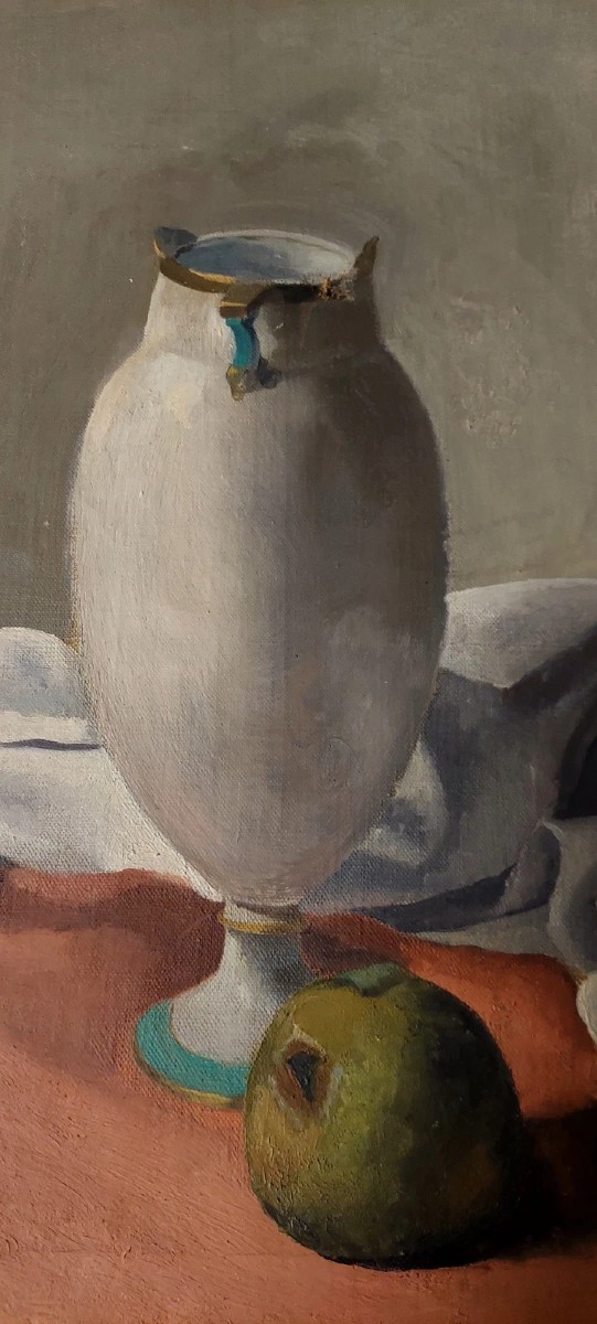 DIPINTO OLIO SU TELA EMMA CIONINi CIARDI VENEZIA 1879-1933-photo-5