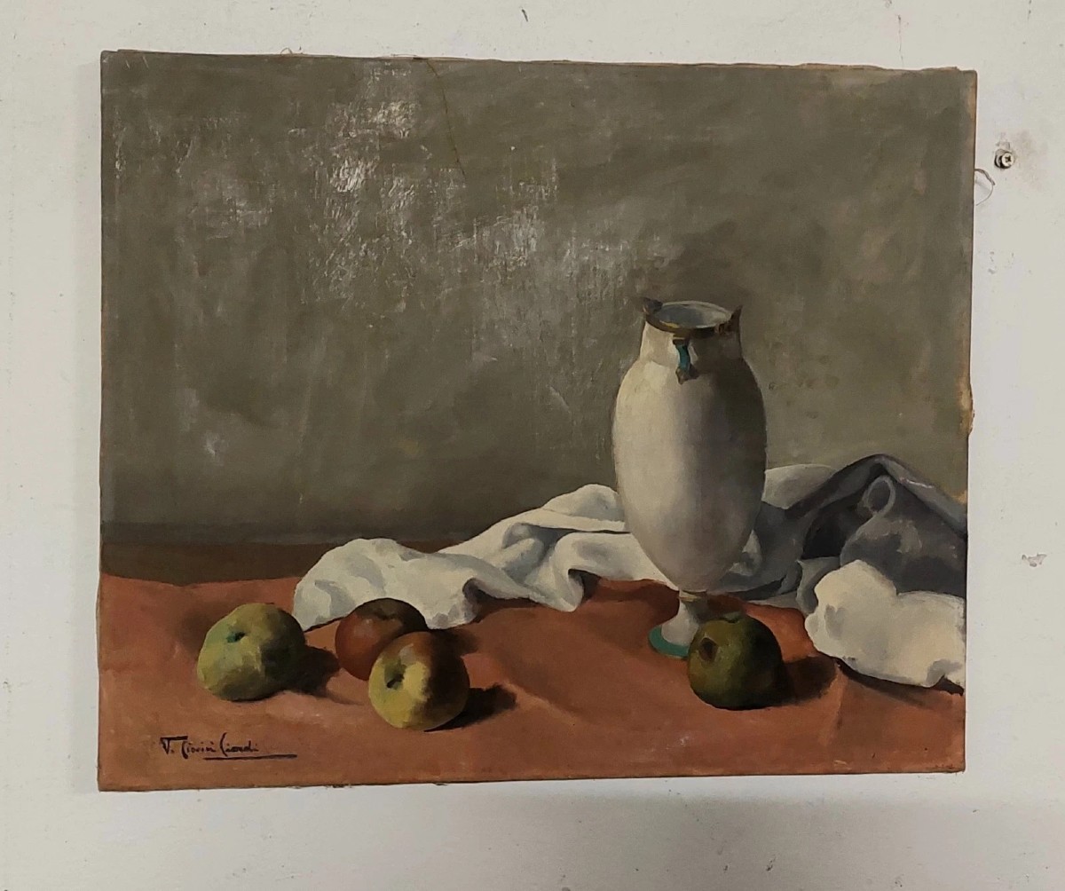 DIPINTO OLIO SU TELA EMMA CIONINi CIARDI VENEZIA 1879-1933