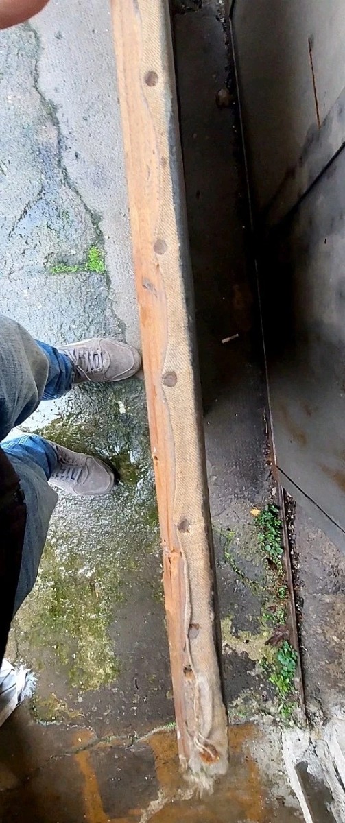 ANTICO DIPINTO OLIO TELA PAESAGGIO CON RUDERI E PERSONAGGI 121x98 CM-photo-4