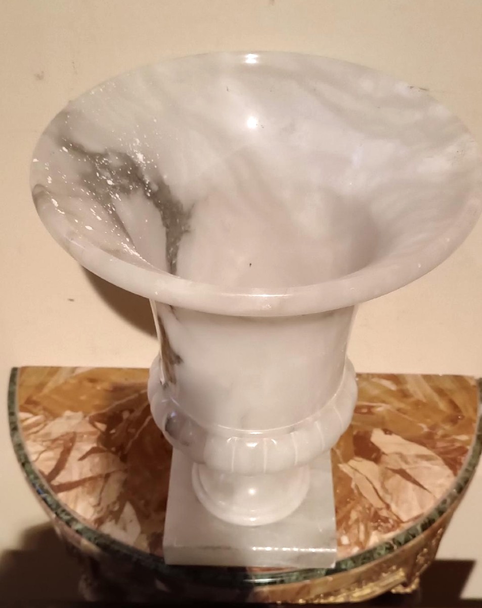 vaso mediceo a cratere alabastro prima meta' del 900-photo-3