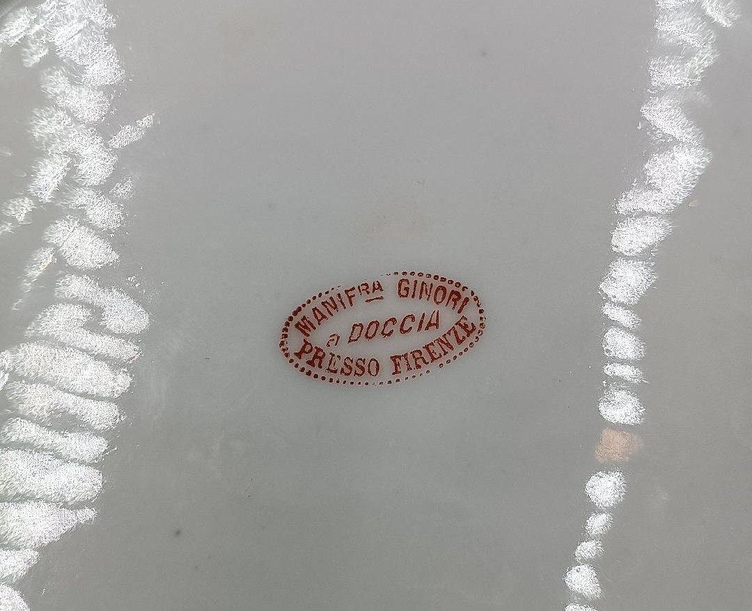 Coppia vasi cashpot ,porcellana Ginori seconda meta' XIX secolo-photo-4