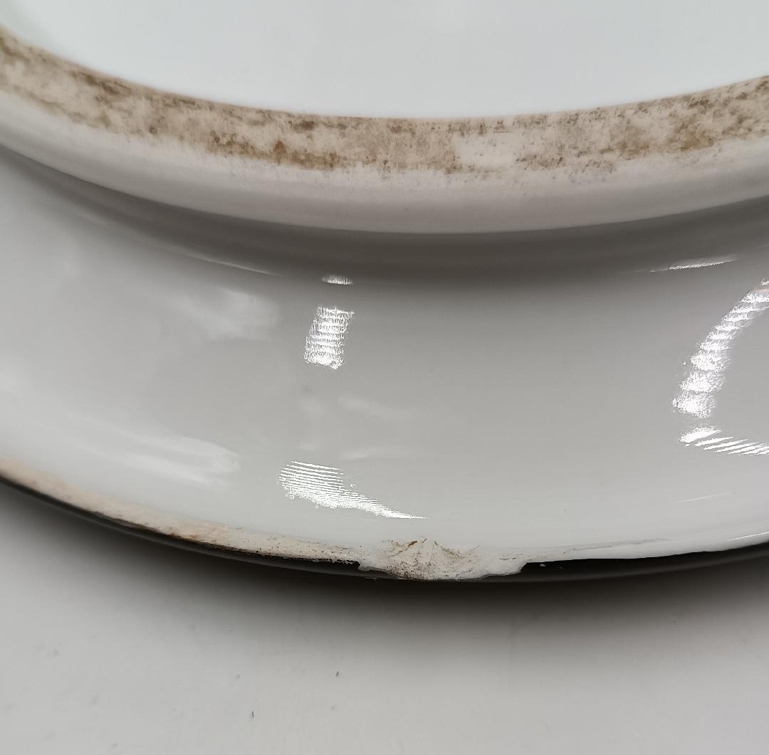 Coppia vasi cashpot ,porcellana Ginori seconda meta' XIX secolo-photo-6