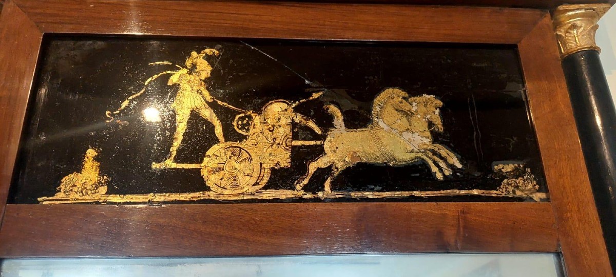 Cassettone impero con specchiera-primi 800 Italia (LUCCA)-photo-3