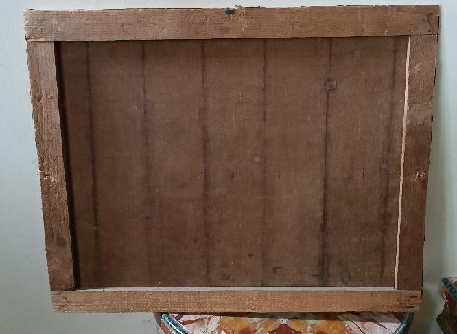 dipinto antico olio su tela XIX secolo scuola italiana "IL CIABATTINO"  -photo-6