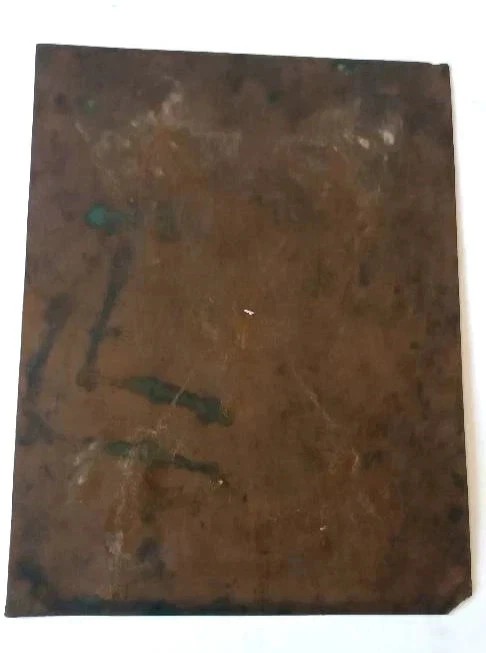 Antico dipinto su rame ,scuola fiamminga  XVII secolo ,raffigurante santa-photo-3