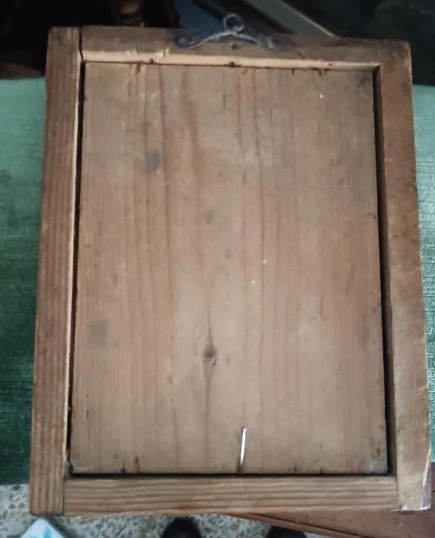 Antico dipinto su rame-madonna con bambino -scuola italiana-photo-7