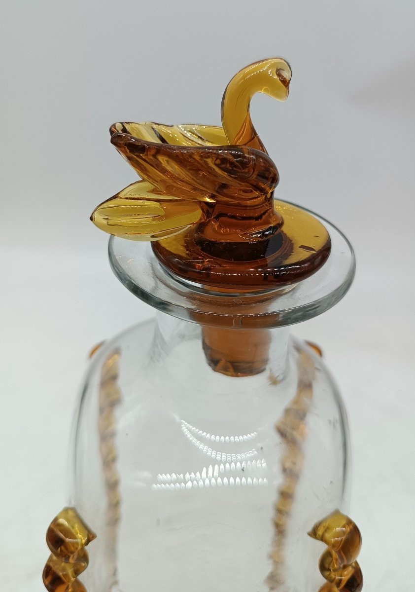  bottiglia vetro murano prima meta' del 900-photo-1