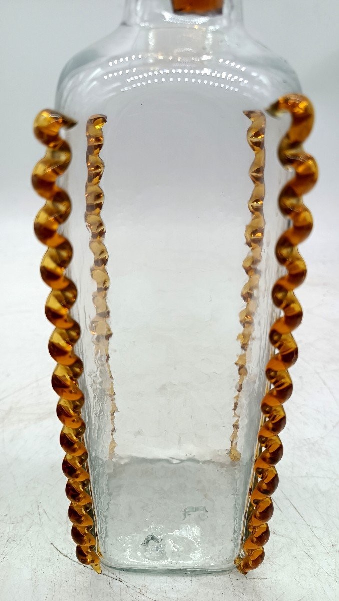  bottiglia vetro murano prima meta' del 900-photo-2