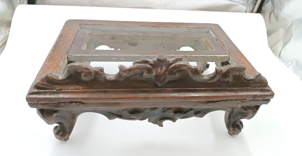 Leggio in legno argentato del XVIII secolo, Italia-photo-2