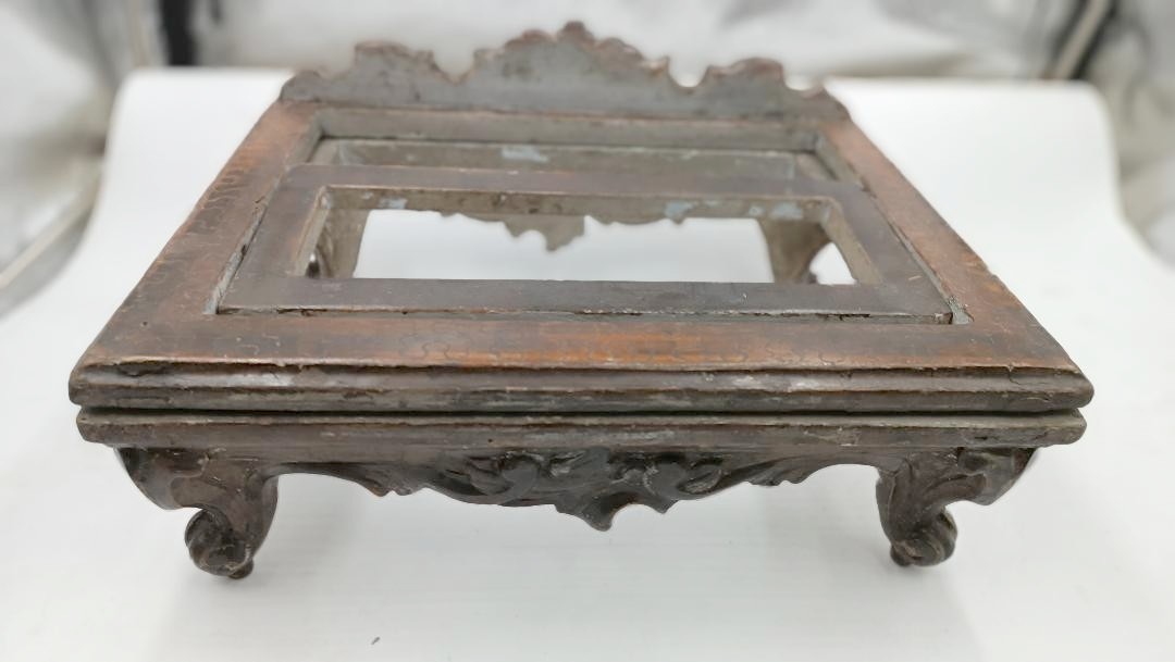 Leggio in legno argentato del XVIII secolo, Italia-photo-3