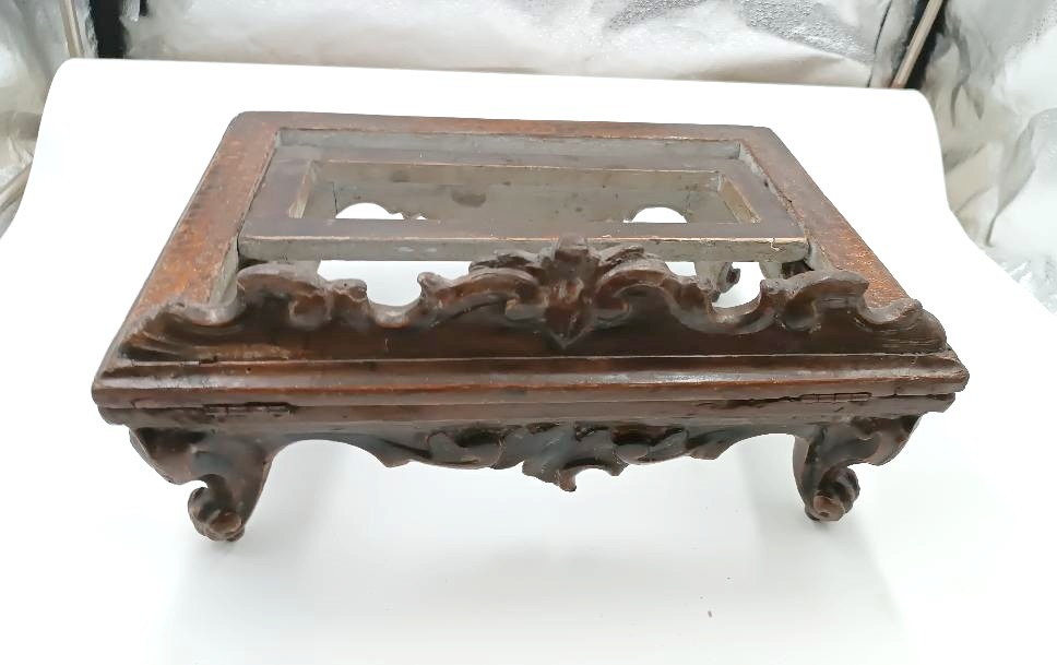 Leggio in legno argentato del XVIII secolo, Italia-photo-4