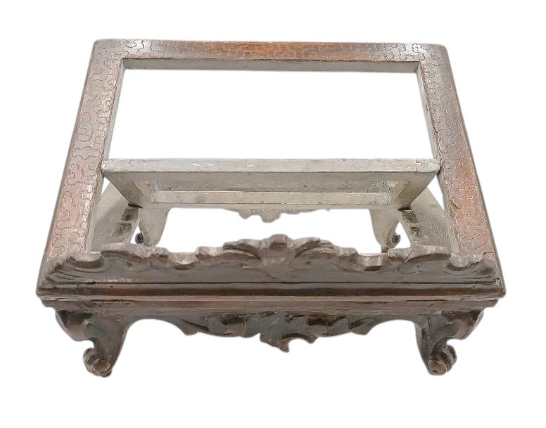 Leggio in legno argentato del XVIII secolo, Italia