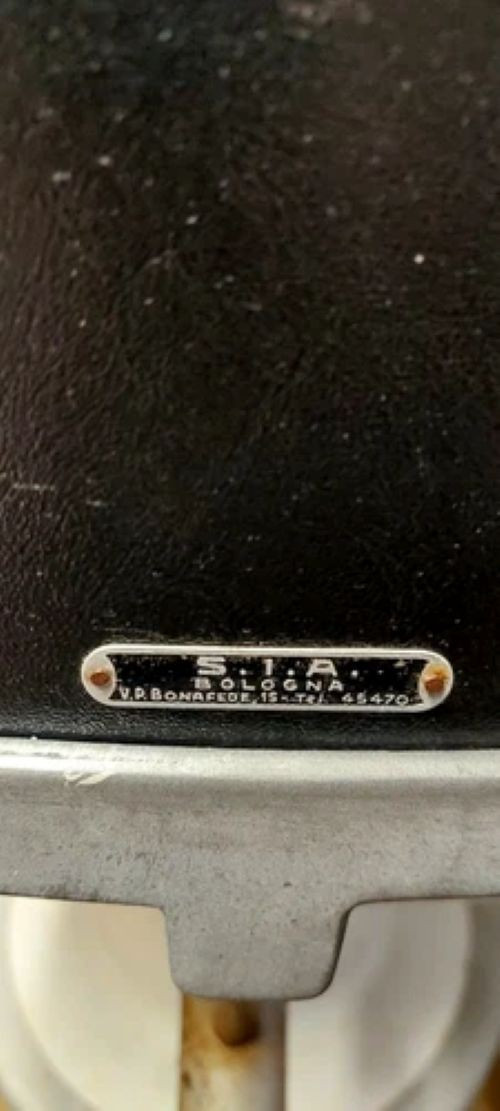 Poltrona da Barbiere Antica anni 50/60 (Originale) Vintage Alluminio Pelle-photo-3