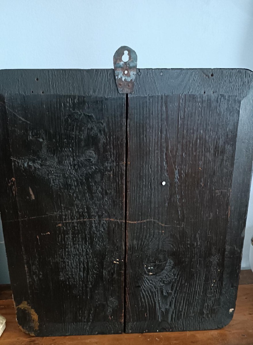 Antica icona russa, inizio XIX secolo-photo-1