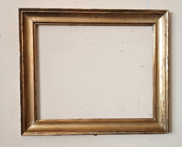 cornice antica legno dorato prima meta' XIX secolo