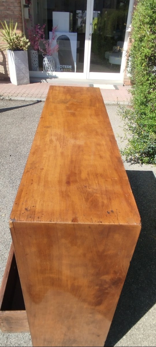 Stretta Cassettiera Con Scrittoio A Ribalta Mogano Giorgio III 1780/1820 Antico-photo-3