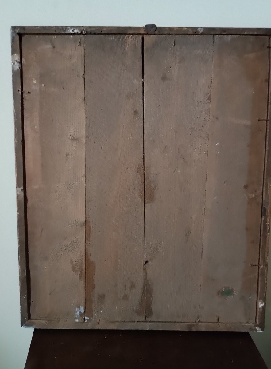 Grande esecuzione Madonna in teca corallo e conchiglie manifattura Toscana XIX secolo-photo-6