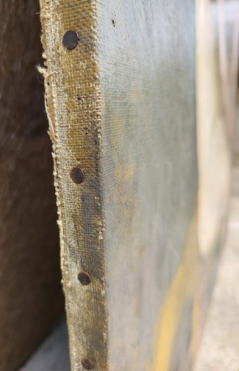 Olio su tela raffigurante nudo femminile , autore Armando Spadini (Florence 1883 - Rome 1995) --photo-5