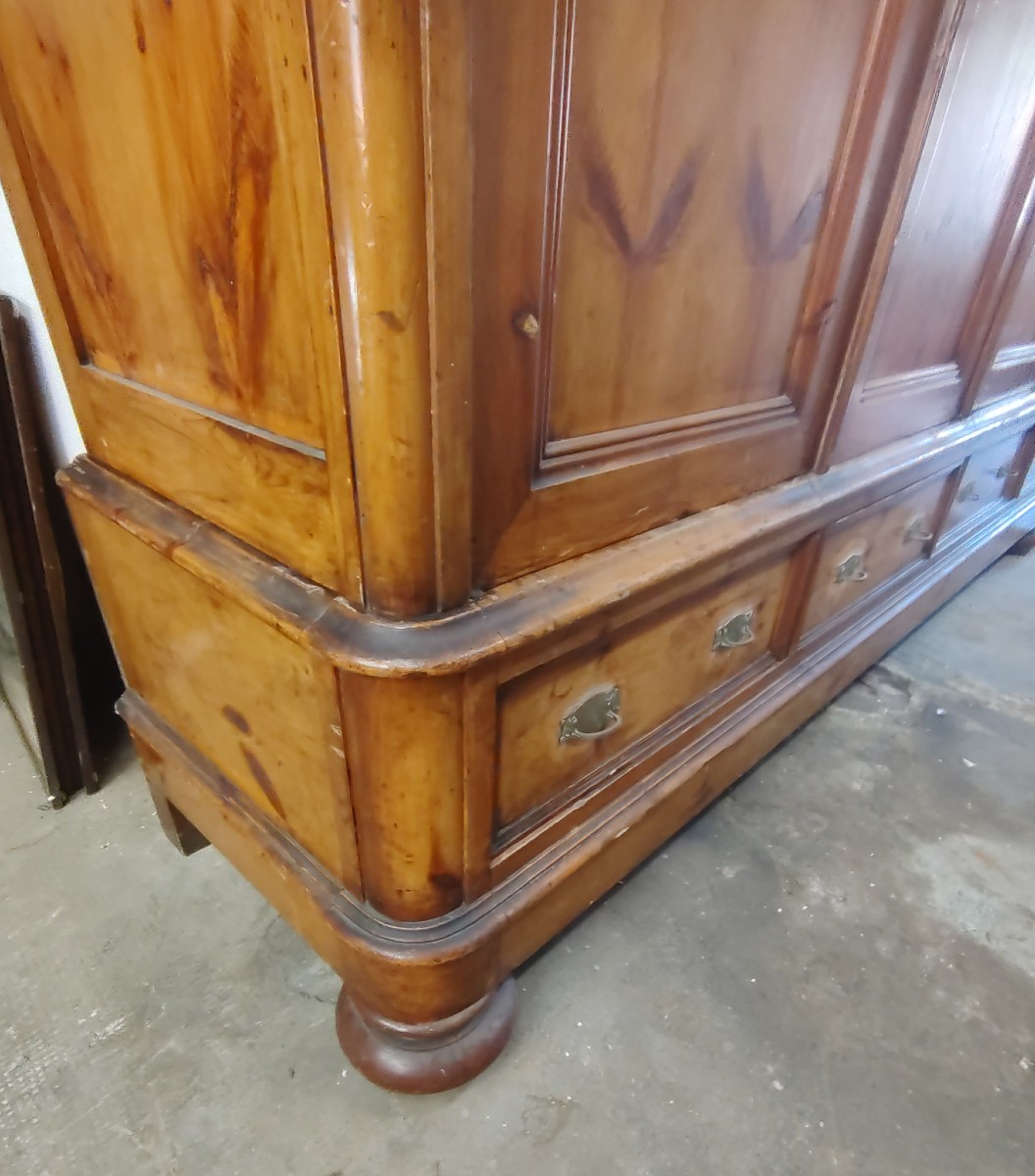 Grande armadio toscano in larice , XIX  secolo-photo-4