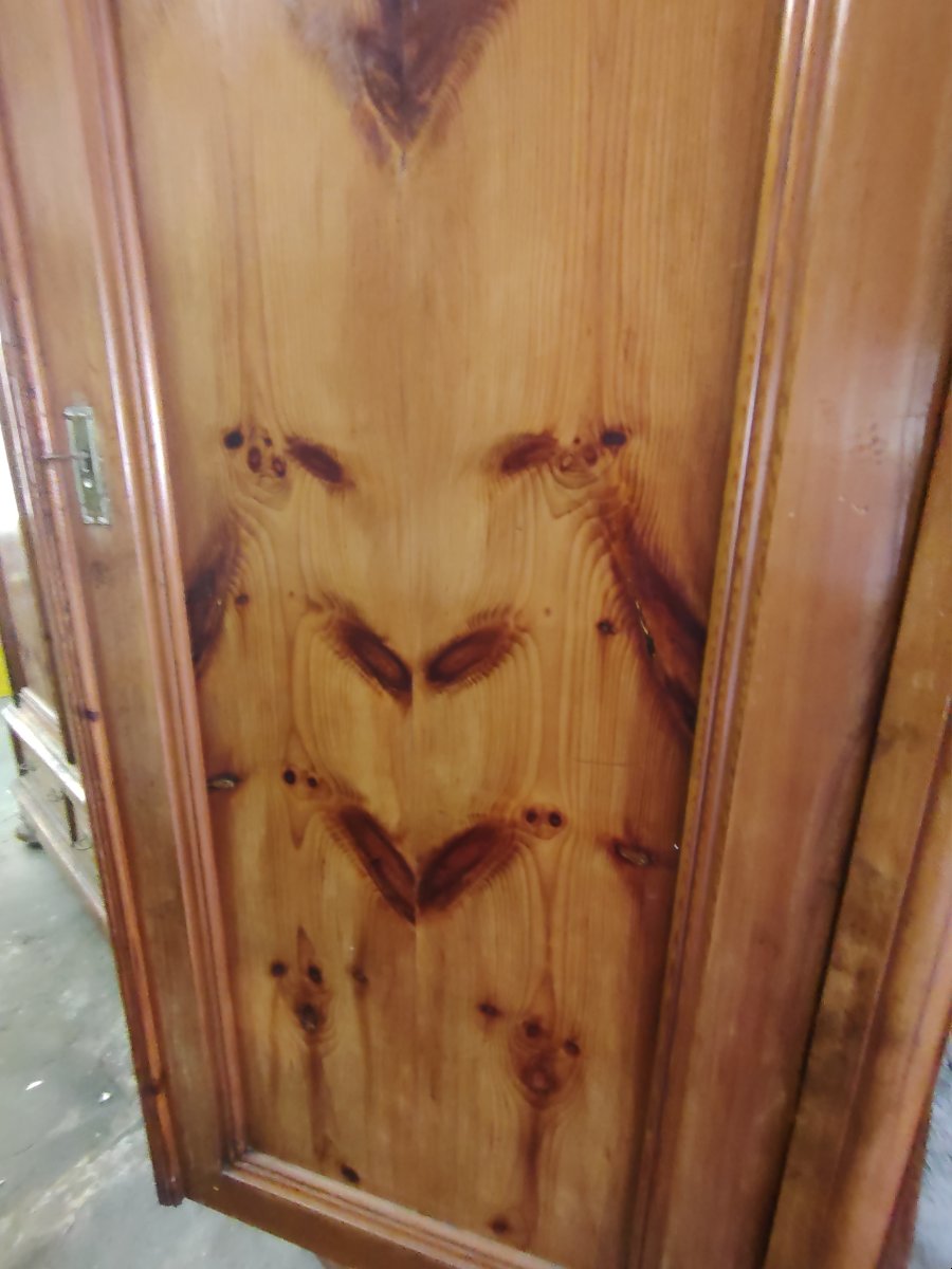 Grande armadio toscano in larice , XIX  secolo-photo-2