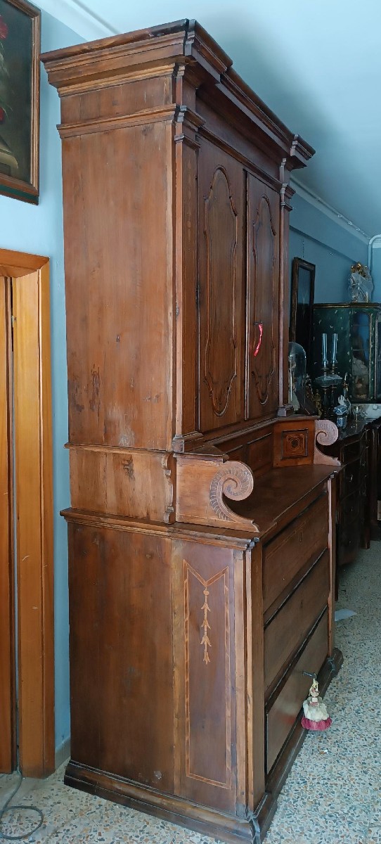 Antico mobile da sacrestia XVIII secolo-photo-3