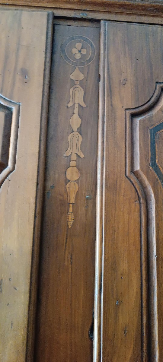 Antico mobile da sacrestia XVIII secolo-photo-6