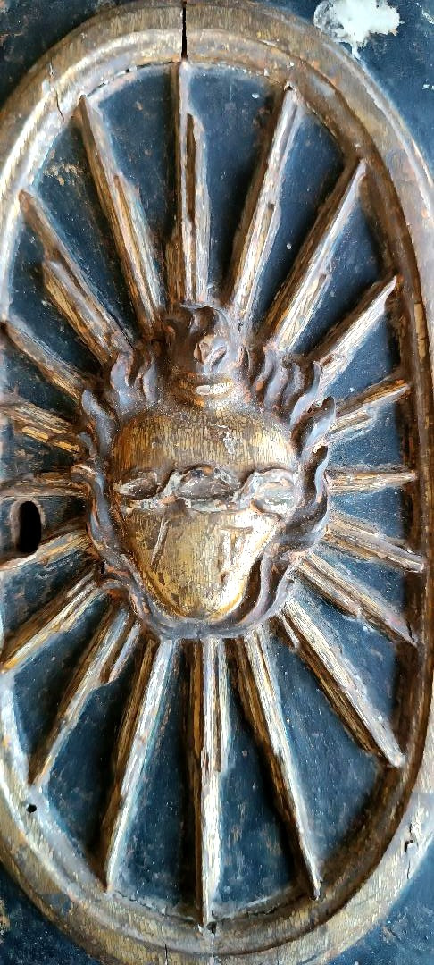 Antico fregio porta tabernacolo ,XVII secolo italia--photo-4