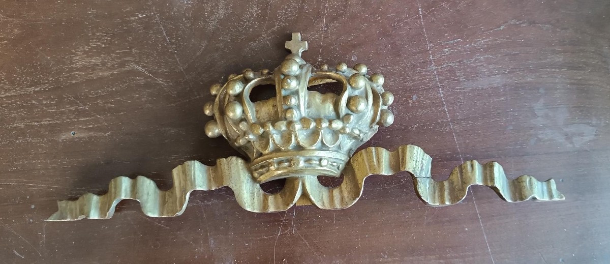 Antico fregio dorato in legno ,toscana XVIII secolo