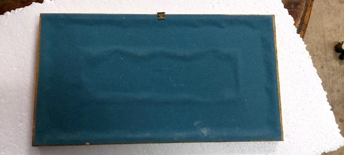 Grande placca   Wedgwood England  Incorniciata con bordo dorato., misura 33x18 cm  , placca 22 -photo-3