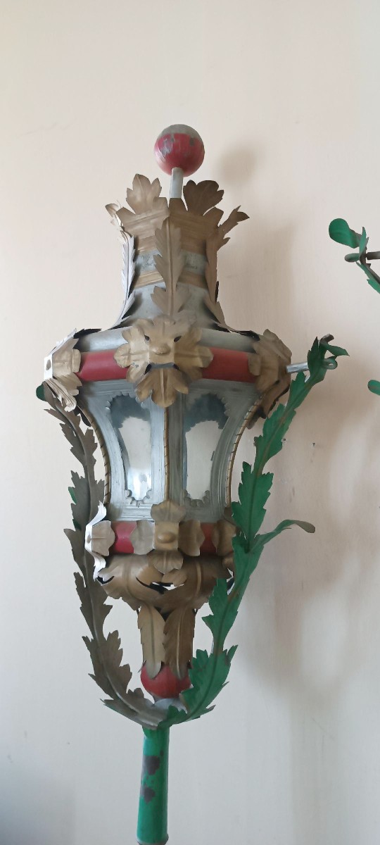 Coppia di lanterne inizi XIX secolo Toscana-photo-1