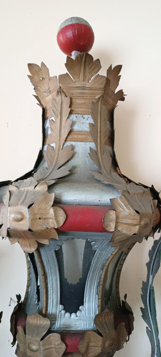 Coppia di lanterne inizi XIX secolo Toscana-photo-2