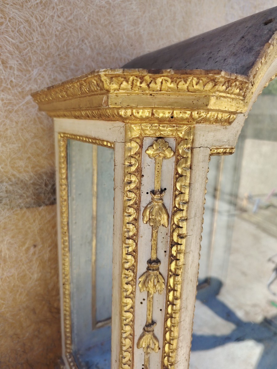 Importante  teca espositrice di manifattura Italiana   della metà del 700, periodo Luigi XV, -photo-2