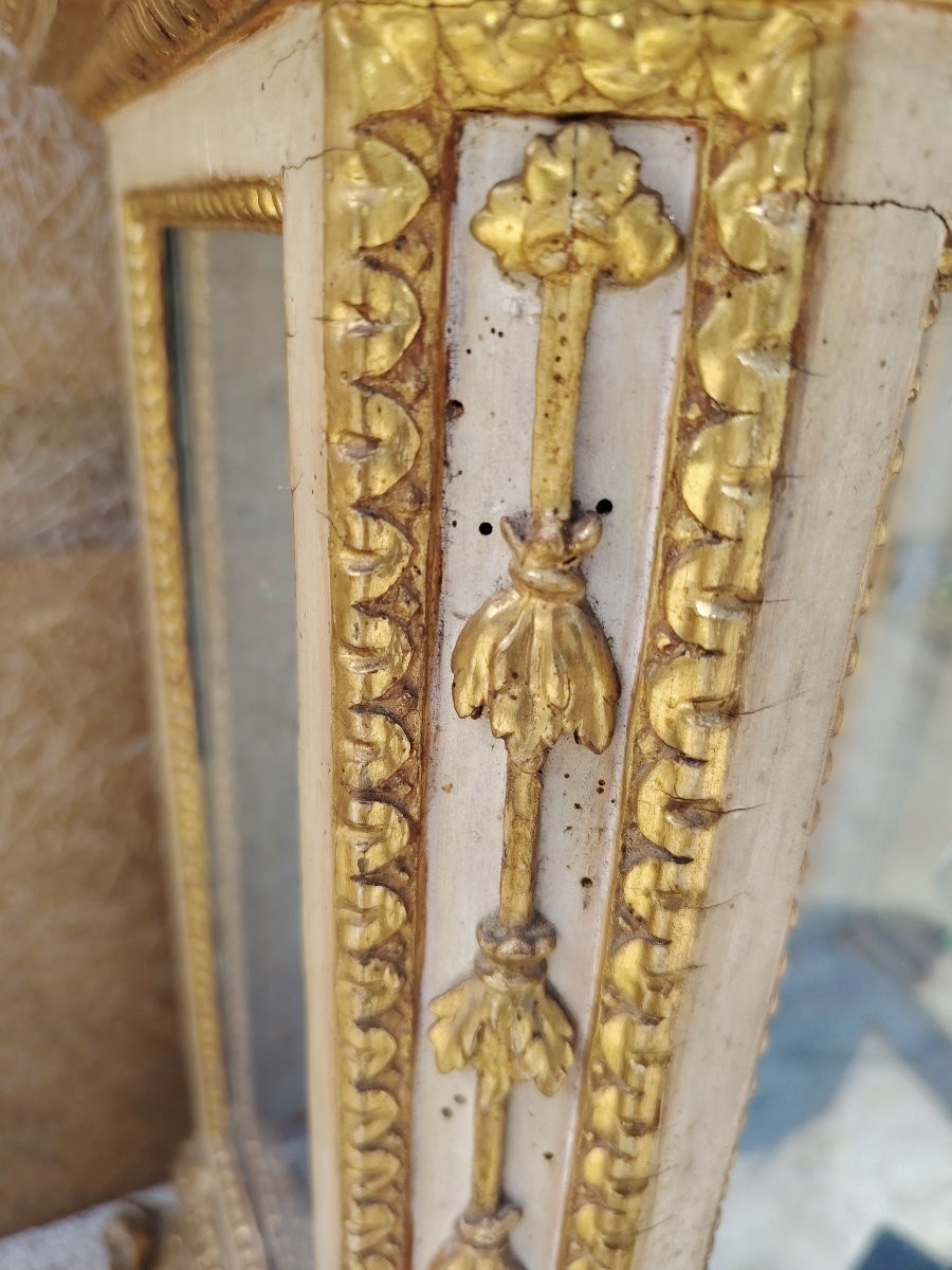 Importante  teca espositrice di manifattura Italiana   della metà del 700, periodo Luigi XV, -photo-3