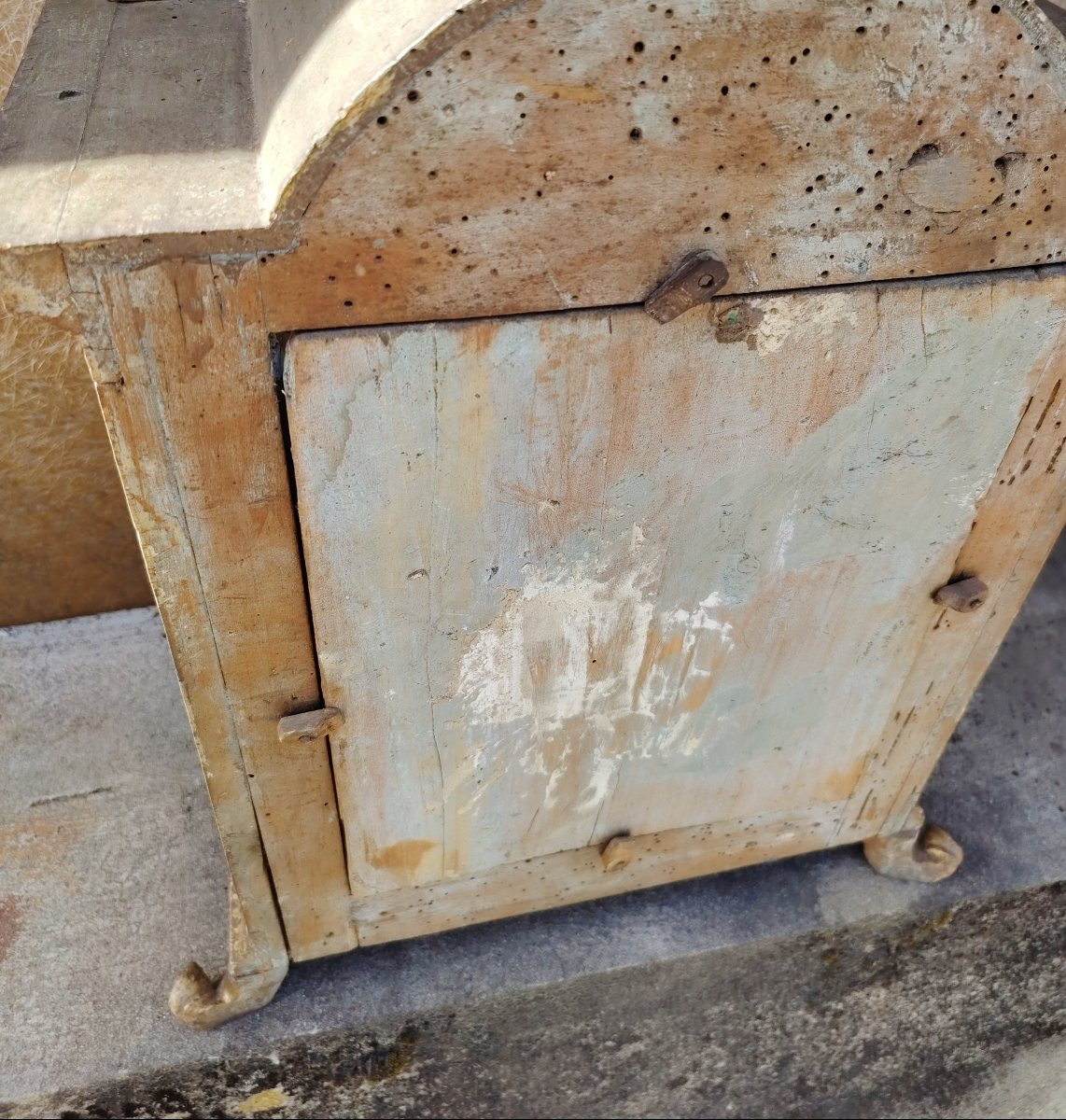 Importante  teca espositrice di manifattura Italiana   della metà del 700, periodo Luigi XV, -photo-4