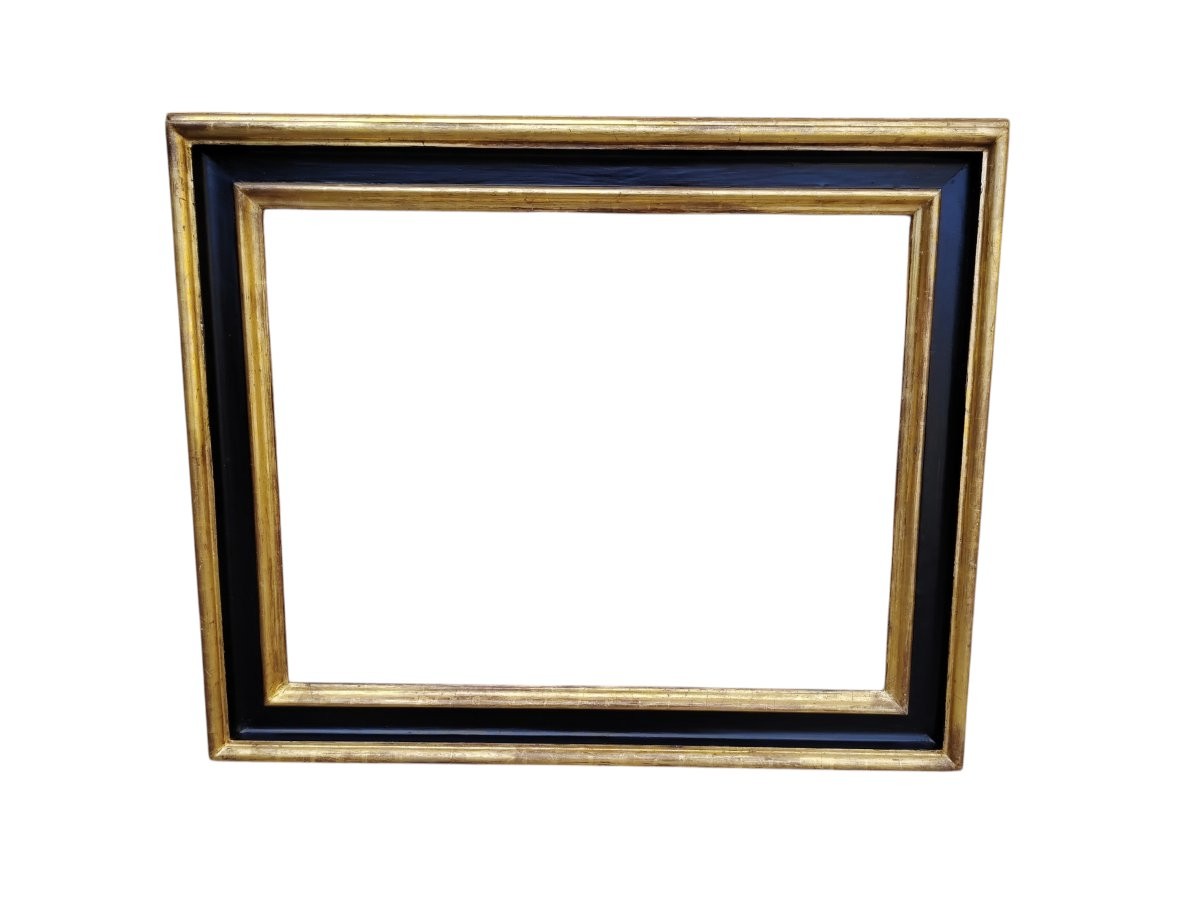 Cornice  in legno  Salvador Rosa sagomatai dorati in oro zecchino-photo-2