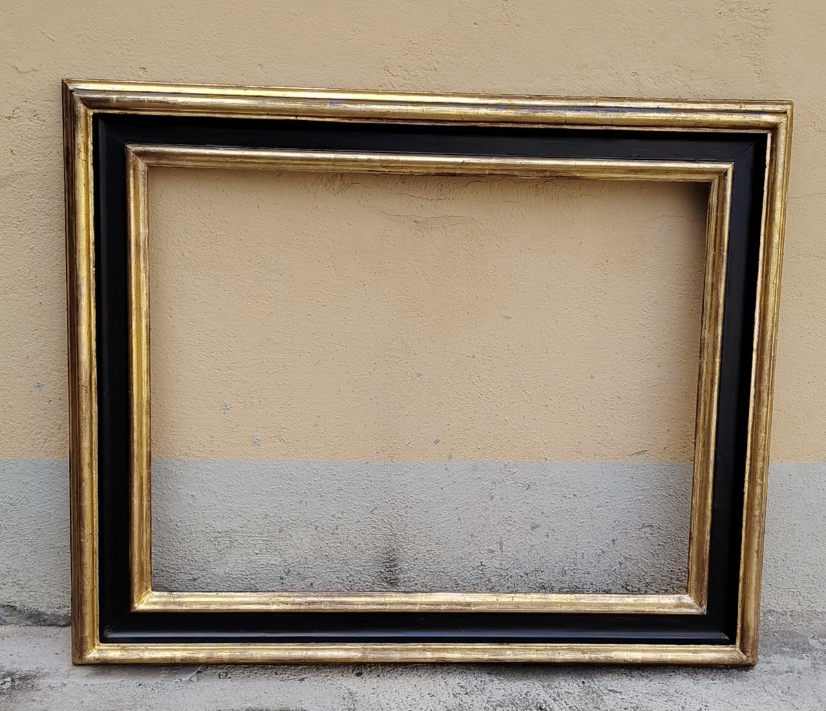 Cornice  in legno  Salvador Rosa sagomatai dorati in oro zecchino-photo-4