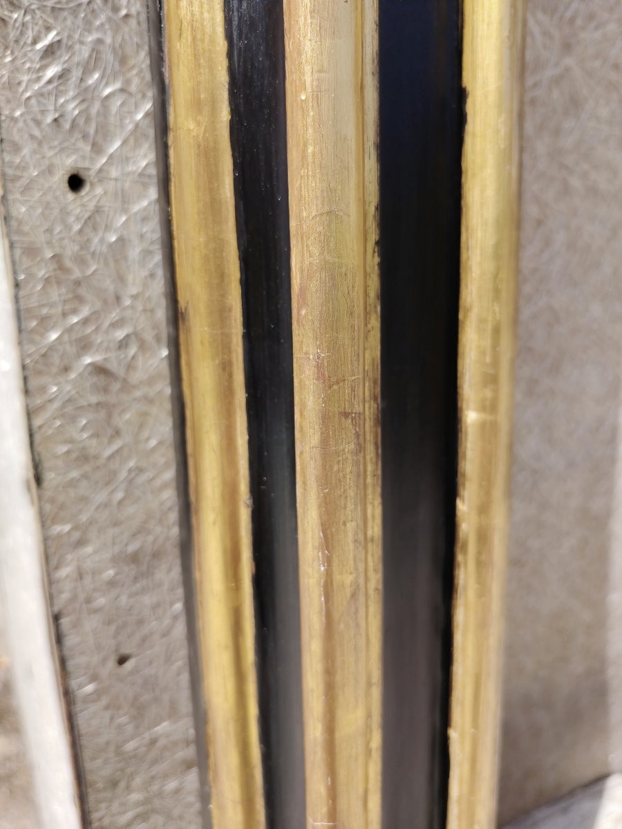 Cornice  in legno  Salvador Rosa sagomatai dorati in oro zecchino-photo-5